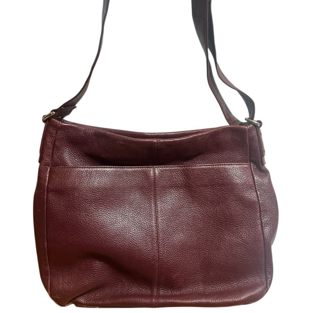 RUDSAK Burgundy Leather Messenger Bag - Atelier Noir - Casual Street Wear - Picture 5 of 9